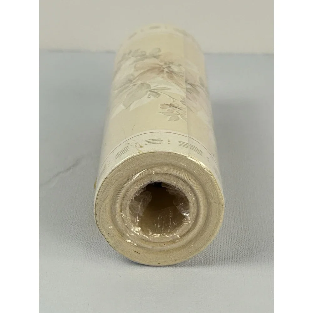 Vintage Floral Wallpaper Border Roll 15 Ft Cottagecore Shabby Chic NOS